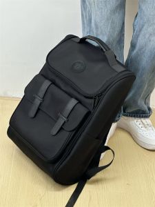 กระเป๋าเป้สะพายหลังผู้ชายความจุขนาดใหญ่ 2023 กระเป๋าใส่โน้ตบุ๊กแบบลำลอง กระเป๋าใส่หนังสือสำหรับนักเรียนมัธยมปลาย กระเป๋าสะพายไหล่แบบสามมิติ