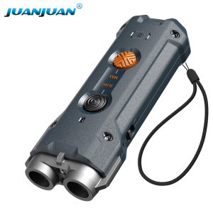 30Ft Ultrasonic Dog Repellent Dual-head Dog Repeller Anti Barking Training Device Rechargeable Dog Trainer With LED Flashlight