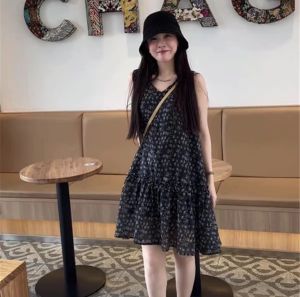 Spring/Summer Casual Sleeveless Floral Dress