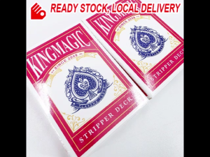 Stripper Deck Magic Prop Gimmick Trick Taper Card Stage Party Close Up Trick with Tutorial