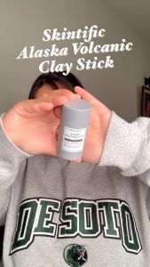 SKINTIFIC Alaska Volcano Pore Detox Clay Stick 40g