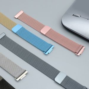 เคส TPU สายเหล็กสแตนเลสสำหรับ Samsung Galaxy Fit 3สายรัดข้อมือสายโลหะแบบ Milanese Loop แบบเคสกันกระแทกสำหรับ Samsung Fit 3