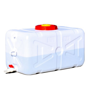 Thickened Food Grade Plastic Water Tank 200L Storage Water Barrel round Barrel with Tap 500L Car Mounted Oil Barrel