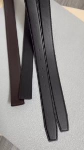Thắt lưng nam dây trơn không kèm mặt bản 3.3cm và 3.5cm