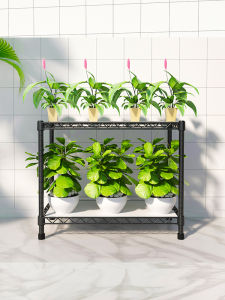 New Modern Iron Art Plant Stand Multi-layered Balcony Indoor Living Room Suspension Lily Flower Rack Metal Welding Assembly