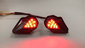 LAMPU SEN TEMPEL BELAKANG ULIR BAUT MODEL CRYSTALL 2 WARNA LED CHIPS D-238