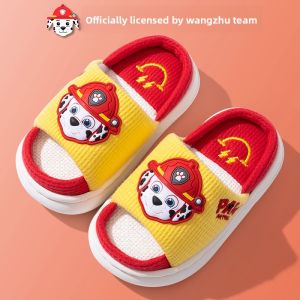 JIFANPAUL | Childrens Anti-Slip Linen Slippers