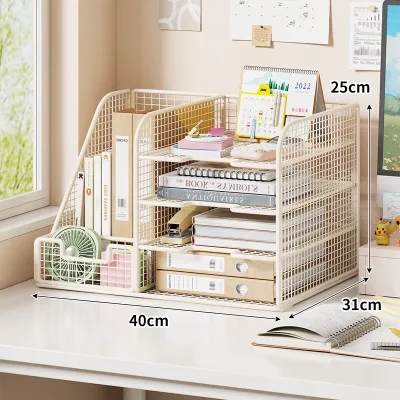 evesigar | Tổ Chức Bàn Làm Việc Kệ Lưu Trữ Hồ Sơ A4 Kim Loại