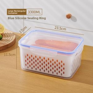 Draining And Preserving Food Grade Refrigerator Storage Box