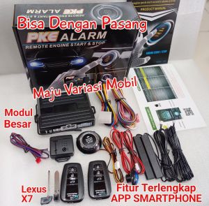 Engine Start Stop New Keyless PKE Push Start Stop Tombol Bluetooth Smart Phone Kontrol Handphone Passive Keyless Entry