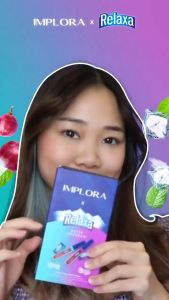 Lip Cream Relaxa Implora - Implora x Relaxa Matte Lip Cream Barley & Grape
