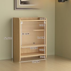 ชั้นวางของสำหรับเก็บแก้วน้ำในชั้นวางของเครื่องปรุงกาแฟ กันฝุ่น ชั้นวางของหลายชั้น ชั้นวางของสำหรับเก็บของ ชั้นวางของในครัว