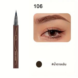 0.008 มม.Ultra Fine Eyebrow ปากกา Long Last Smudge Proof กันน้ําเหงื่อสูงสีใช้งานง่าย Liquid Eye Brow ดินสอ