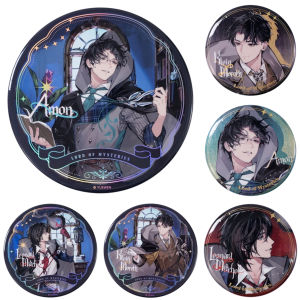 58mm Anime Lord of Mysteries Klein Moretti Alger Wilson Emlyn White Cosplay COSTUME Badge Pin SPTE Tinplate Brooch Prop Gift