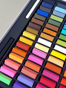 Bộ màu phấn tiên hộp màu vàng của thương hiệu MUNGYO nhiều loại hàng nội địa hàn quốc - soft pastel