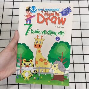 Sách - 7 Bước Vẽ Động Vật - Tập 2-Vanlangbooks