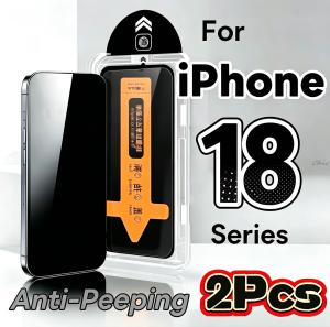1-2Pcs For iPhone 18 Pro 18 Pro Max 18Promax 18Pro Tempered Glass Screen Protector Full Coverage Easy Installation Privacy Film