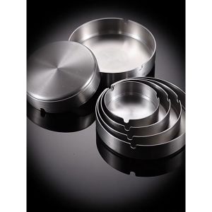 Gạt tàn inox tròn 10cm thiết kế tối giản sang trọng -Aeneas Shop