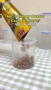 MR. P Kacang Mete Panggang Madu Mentega 70gr