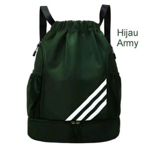 Tas Serut Pria Wanita Tas Olahraga Futsal Tas Serbaguna Tas Sepatu tas multi fungsi by bunay