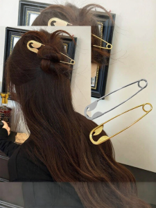 NING ZHOU | Hair Fixing Semi-updo Large Metal Clip