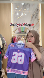 Setelan Jersey Anak & Celana Denim Anak Usia 1-6 Tahun