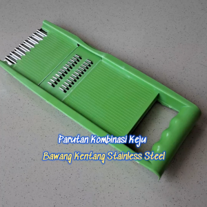 Parutan Kombinasi Keju Bawang Kentang Stainless Steel Multifungsi