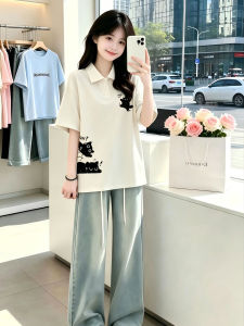 V.C.I | Loose Cotton Polo T-shirt for Teen Girls