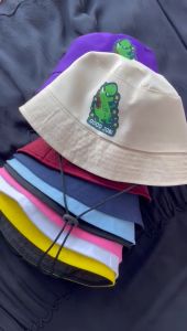 Topi Bucket Anak Peremuan Laki Laki Sablon Dino 2-8 THN BISA PAKE NAMA