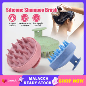 Silicone Scalp Massager Comb Head Scalp Brush Mini Head Massage Hair Washing Comb Head Clean Care Hair Tool Brush 洗头刷