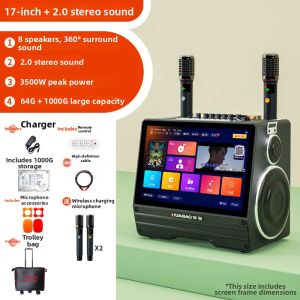 HUABAO | Smart Touchscreen Karaoke Speaker kTV Sound System Set