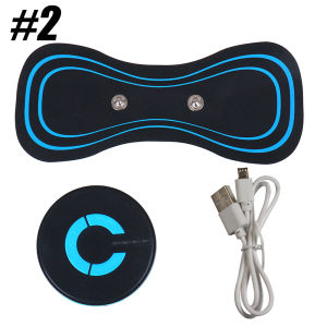 1 Chiếc Máy Mát Xa Cổ Mini Di Động Nhẹ Nhỏ Gọn Với Miếng Gel Mềm Cho Sự Thoải Mái Khi Tiếp Xúc Với Da Dụng Cụ Massage Cổ Và Lưng