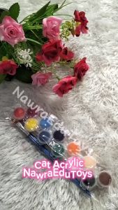 CAT LUKIS AKRILIK - Acrylic Paint Set 12 Warna 3 ml