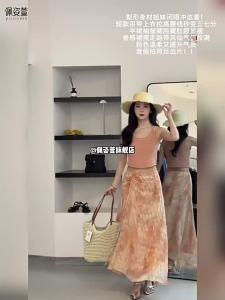 PEIZIXUAN | French Pink Summer New 2026 Style Beach Holiday Dress