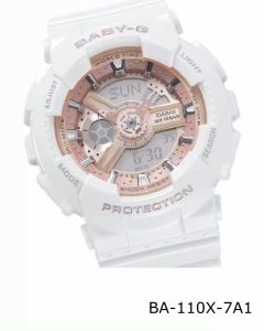CASIO BABY-G BA-110X Ladies Analog Digital Watch Resin Band