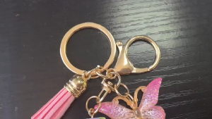 Stanley Tumbler Cup Keychain Gantungan Chain Fo Surat Kupu Resin Keychain