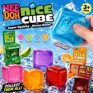 Schylling Needoh Nice Cube Sensory Fidget Toy Stress Relief Squishy Squeeze Cube Anti-Anxiety Focus Toy for Adults ADHD Autism