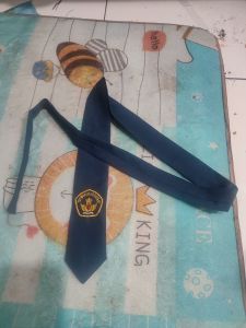 dasi sekolah SMP bordir panjang 125cm