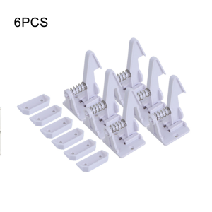 Child Safety Drawer Locks Durable ABS Plastic for Cabinet & Cupboard Easy Install & Finger Press Release