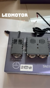 12V-24V 1 Pasang Lampu Tembak Sorot Motor Mobil Bis Truk Mini Proji  1 Mata 2 Mata 3 Mata Blue Lens Lampu Sorot Grill Mobil Car