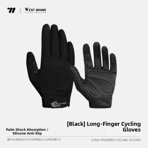 West Biking | Autumn Spring Long Finger Touch Screen Anti-slip Shockproof Cycling Gloves