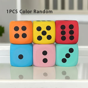 1PC Lớn Mềm Mại 6 Mặt Xúc Xắc Xốp Hỗ Trợ Học Tập Trò Chơi Trên Bàn Hoàn Hảo Màu Sắc Ngẫu Nhiên Sinh Nhật Ngày Lễ Quà Tặng