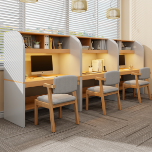 ZHUOHE | Study Desk for Immersive Learning with Partition