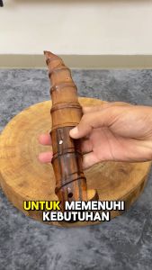 Jawara Pisau | Pisau Seset Kulit Sapi Kambing | Pisau Daging Buah Baja Super Tajam Motif Cacing