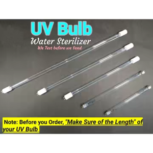 UV Bulb Water Sterilizer Filter Ultraviolet Disinfection Replacement Lamp 4-Pin 2GPM/6GPM/8GPM/12GPM
