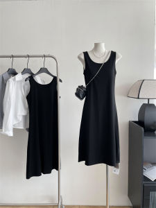 ชุดสองชิ้นแฟชั่นฤดูใบไม้ร่วงสำหรับผู้หญิง ชุดกระโปรงแขนกุด ชุดเสื้อเชิ้ตแขนยาวสีพื้น เสื้อคาร์ดิแกนเปิดไหล่