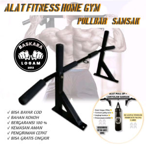 Pull Up Bar Fitness Support Gantungan Samsak Tinju Kuat 250 Kg