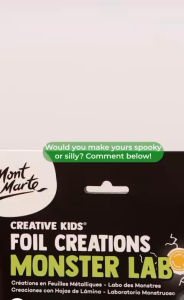 Mont Marte Foil Creations 25pc Monster Lab - Radioactive/ Enchanted