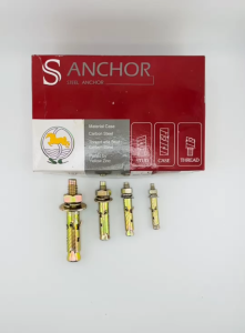 ราคา/1ห่อ พุ๊กเหล็ก S ขนาด 1/4"- 5/16"- 3/8"- 1/2" - 5/8" ฝังคอนกรีต  เจาะคอนกรีต