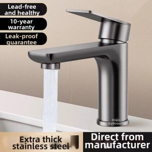 New Stainless Steel Dual Temperature Face Basin